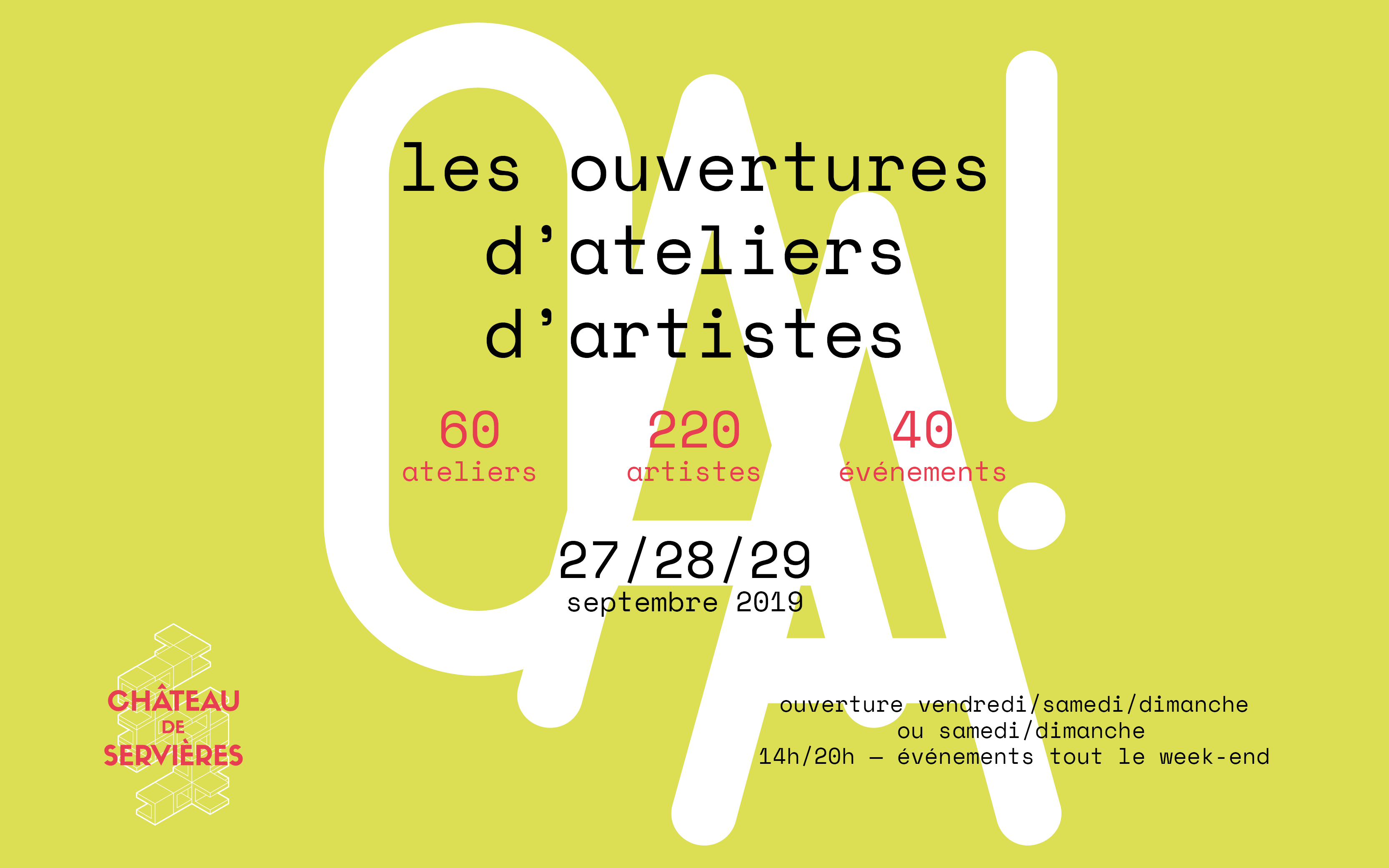 Les Ouvertures d&rsquo;Ateliers d&rsquo;Artistes 2019